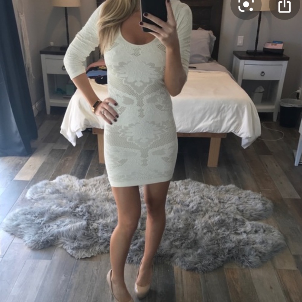 BEBE Lace Bodycon Dress